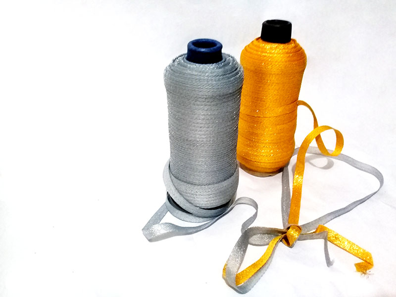 espiga plateada-dorada 10mm 100mt